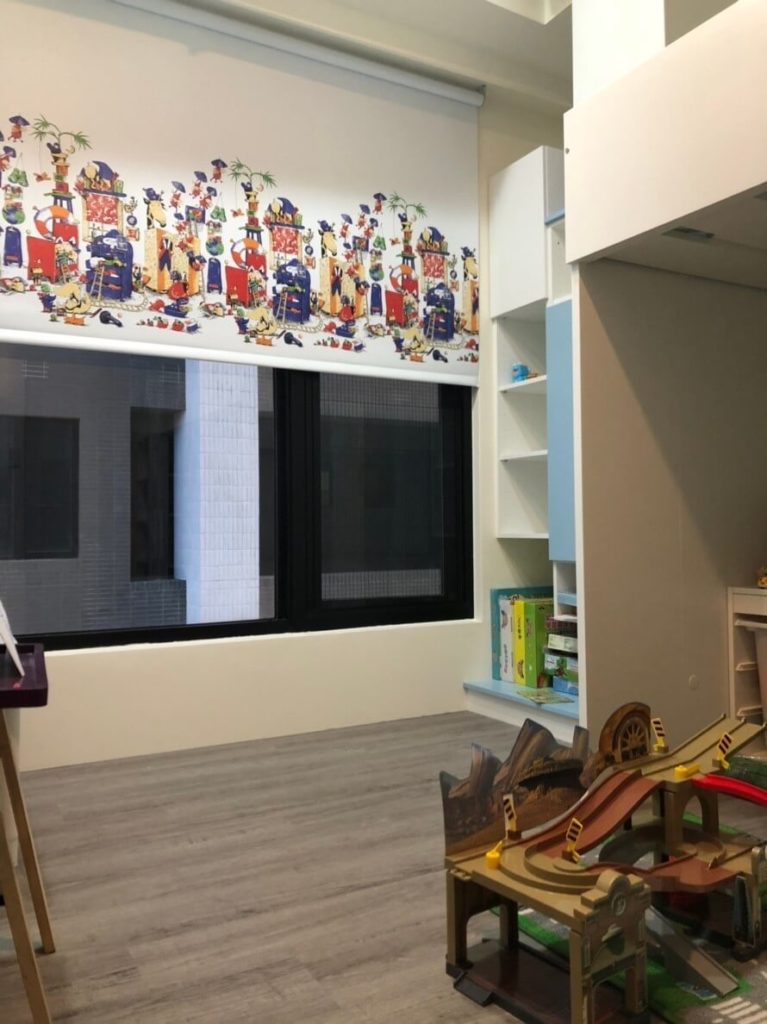 印刷捲簾 兒童房